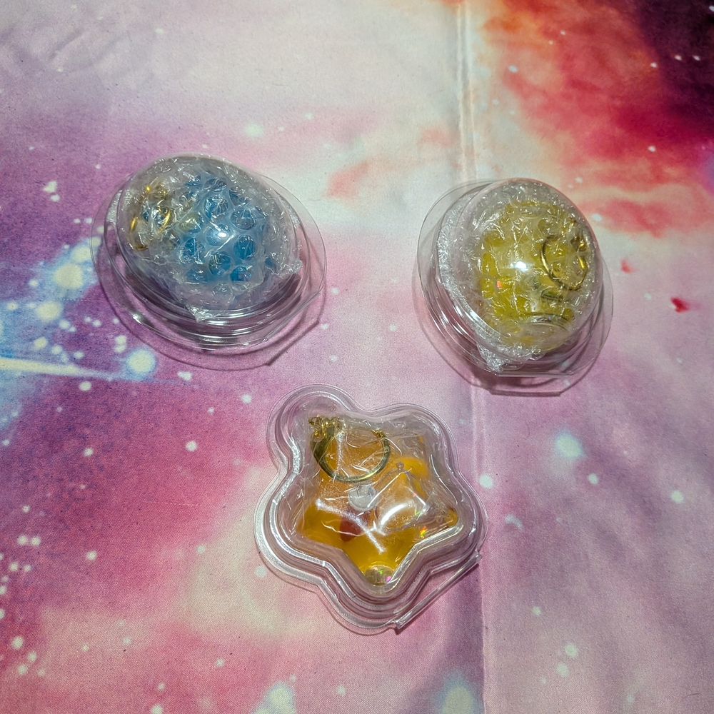 Tsunameez keychain bundle - lion, drink, and burger